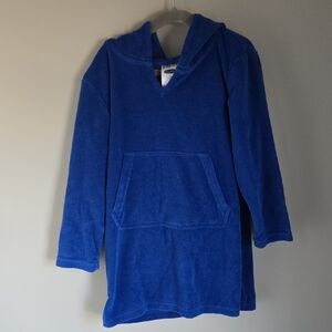 Sz XS (4t-5t) Lily & Dan Swim Toweling Hooded Terry Top For Boys Girls
